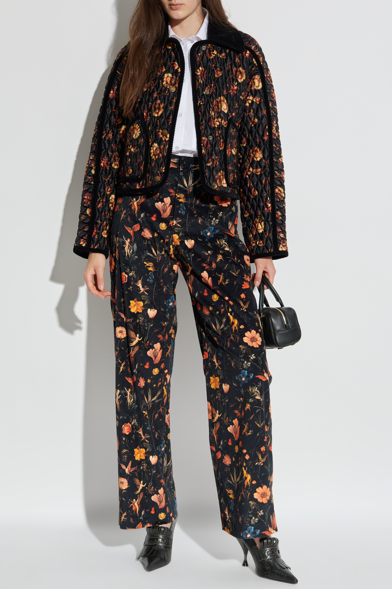 Burberry 花柄 ジャケット Burberry Quilted jacket 